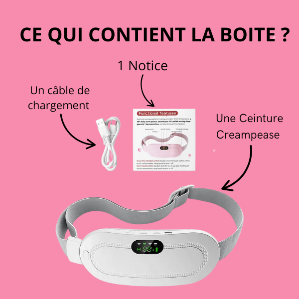 Ceinture chauffante ( Blanc )