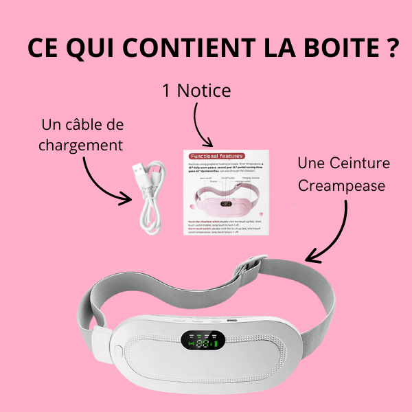 Ceinture chauffante ( Rose )