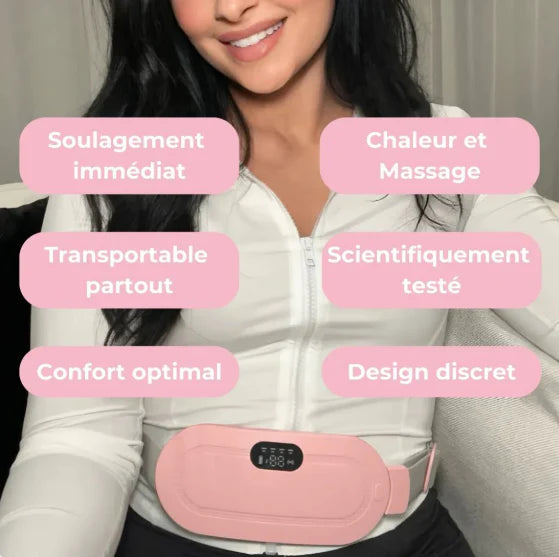 Ceinture chauffante ( Rose )