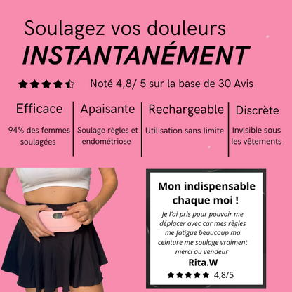 Ceinture chauffante ( Blanc )
